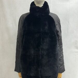 puffer fur jacket